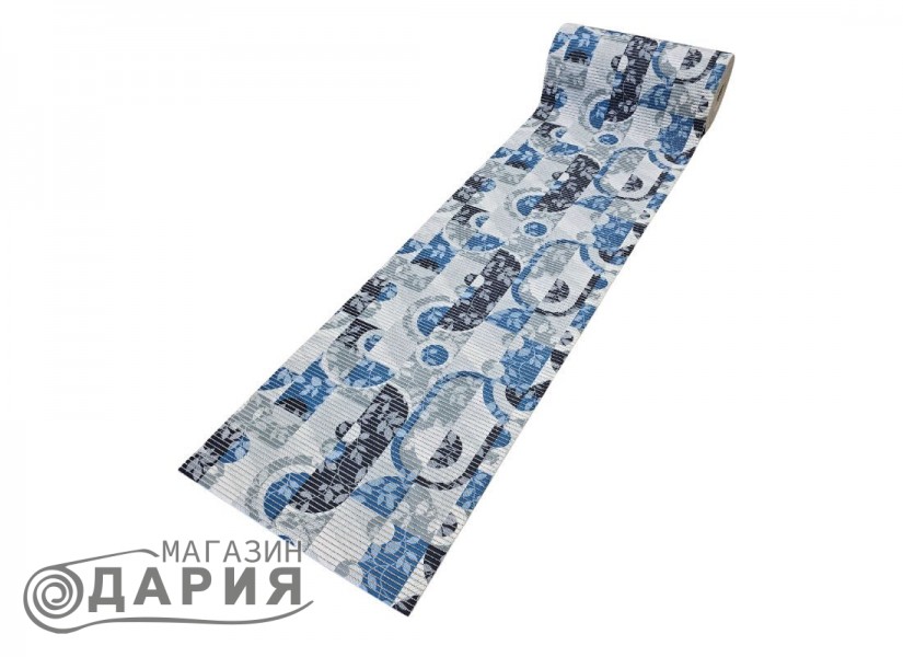 Постелка за баня 4093-3 blue